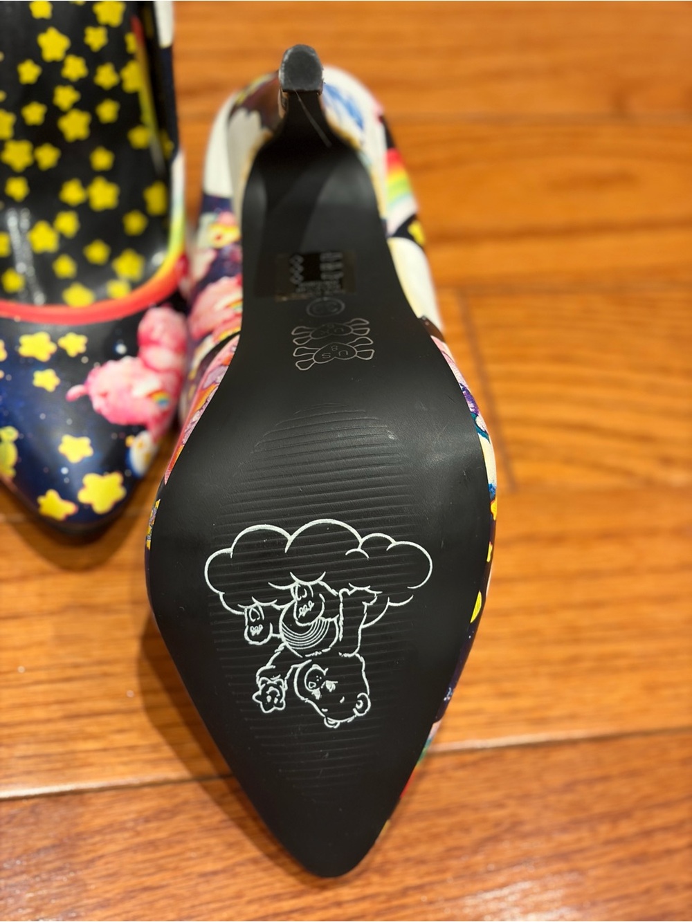 Iron Fist Care Bears Nights For Staring Heels Women SZ 8 - Picture 7 of 8